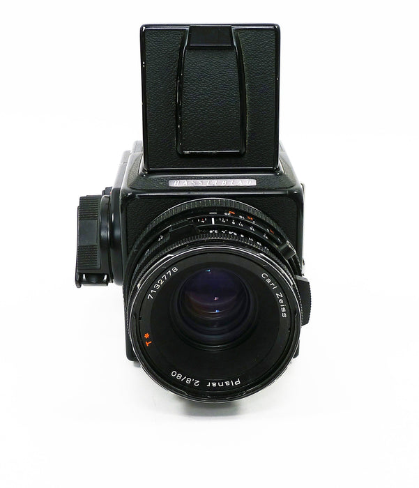Hasselblad 500C/M with Planar 80mm f2.8 T* CF Lens - Waist Level Finder and A12 Back
