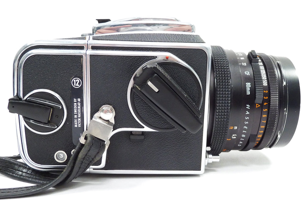 Hasselblad 500C/M with Planar 80mm f2.8 Waist Level Finder and A12