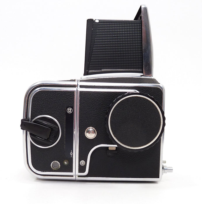 Hasselblad 500C/M with Planar 80mm - Waist Level and A12 back - Lens and Back Just CLA'd