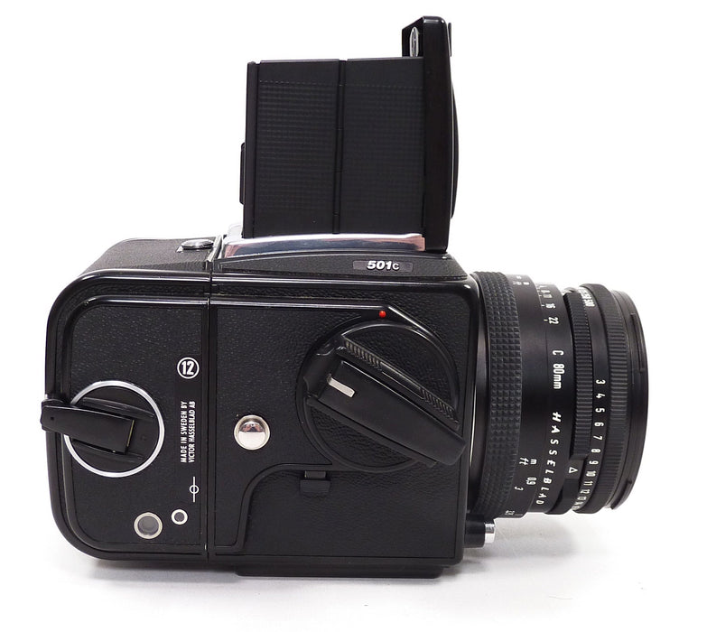 Hasselblad 501C Black with Planar 80mm f2.8 C T* Lens