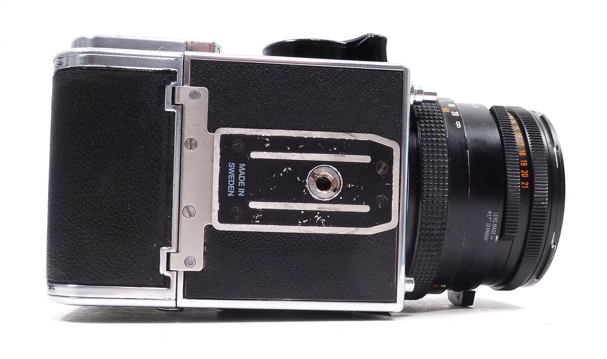 Hasselblad 503CX with 80MM F2.8 Planar T* CF lens and 120 Back and Prism Finder