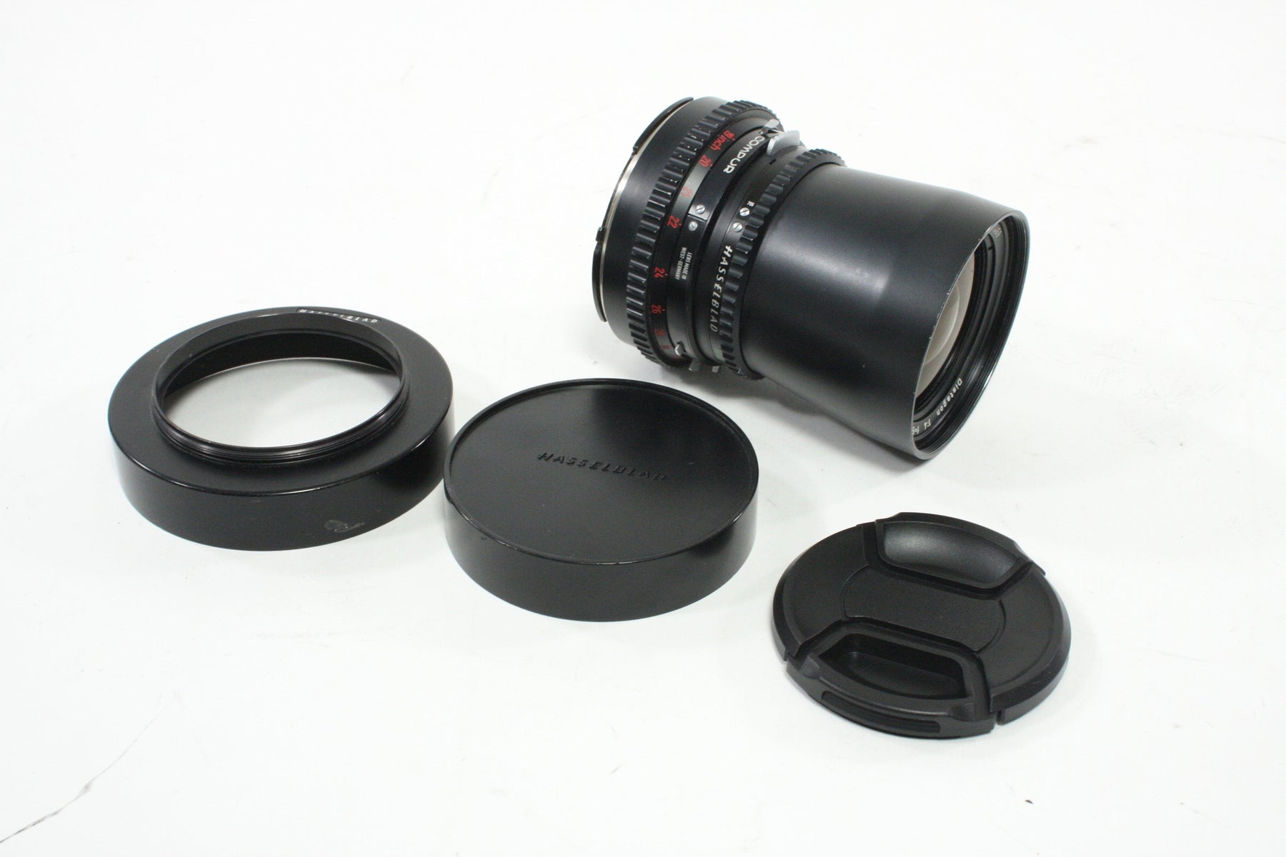 Hasselblad Distagon 50mm f/4 Zeiss Lens with Caps and Hood