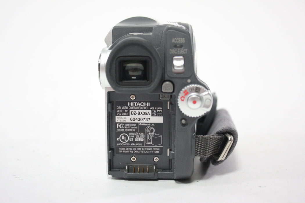 Hitachi DZ-BX35A DVD Camcorder