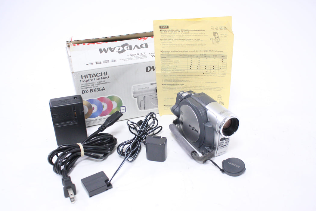 Hitachi DZ-BX35A DVD Camcorder