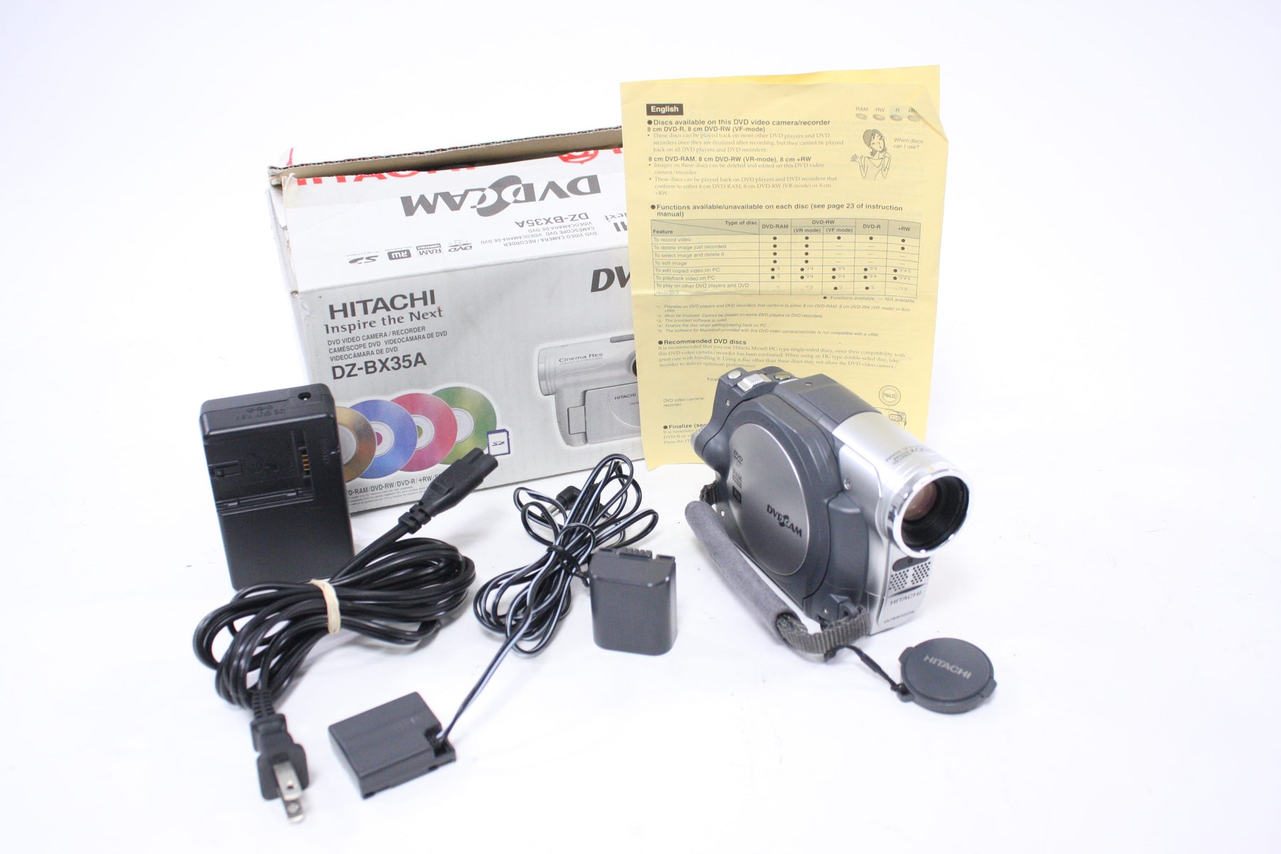 Hitachi DZ-BX35A DVD Camcorder