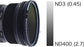 HOYA Variable Density II - 58mm (Accepts 62mm Caps_