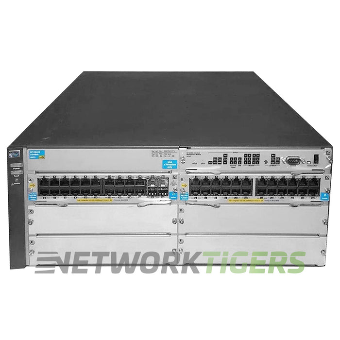 NEW HPE J9447A 5400zl 44x 1GB PoE+ RJ45 4x 1GB SFP 4x Open Exp Mod Slot Switch