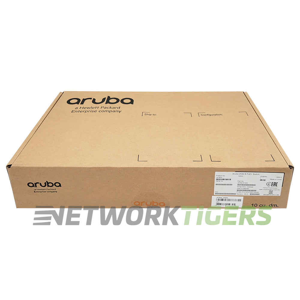 NEW HPE Aruba J9780A 2530-8-PoE+ 8x FE PoE+ RJ45 2x 1GB Combo Switch