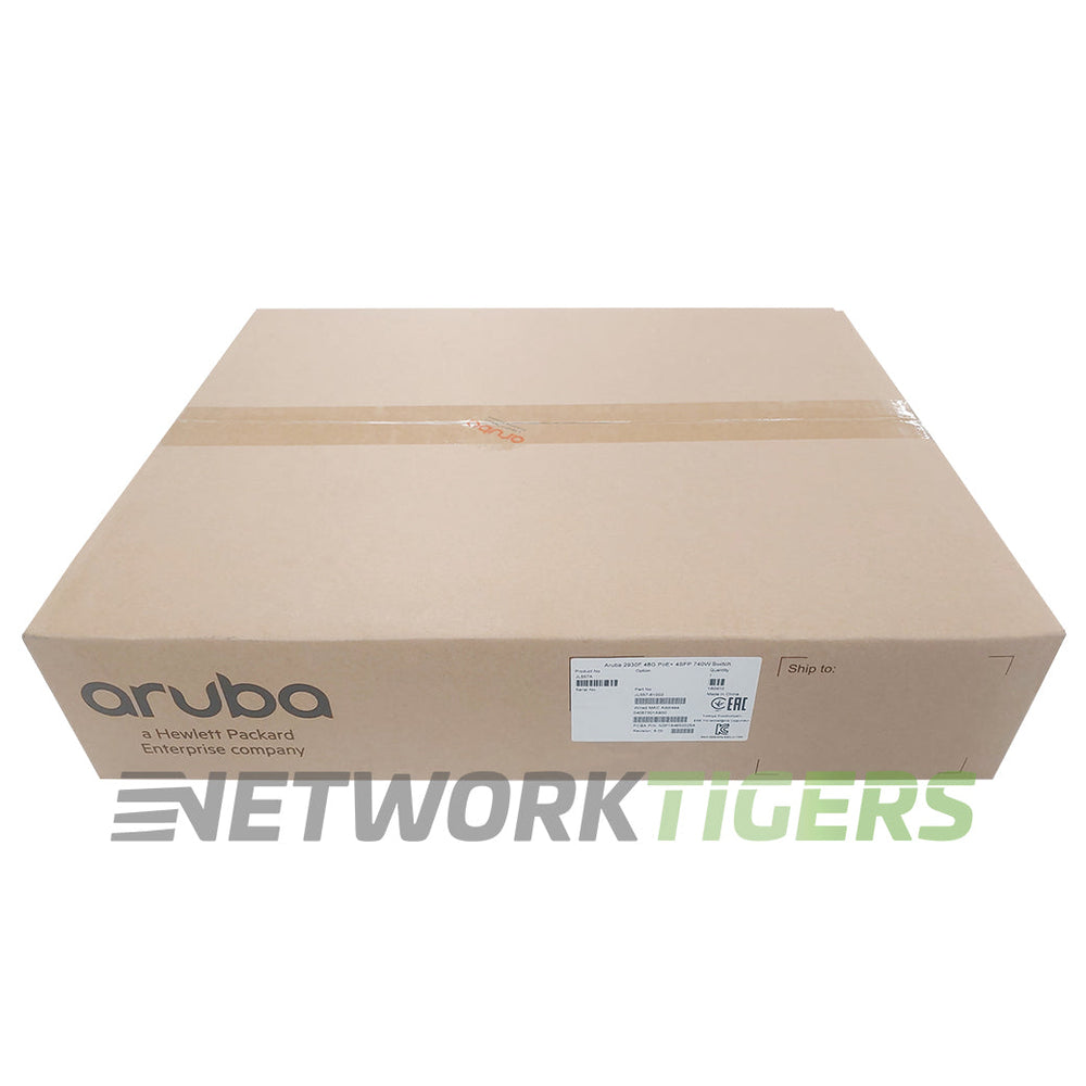 NEW HPE Aruba JL557A 2930F 48x 1GB PoE+ RJ45 4x 1GB SFP Switch
