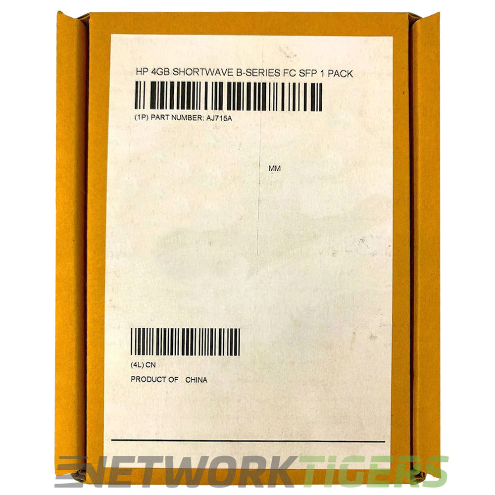 NEW HPE AJ715A 4GB Fibre Channel 850nm 150m DOM Duplex LC MMF SFP Transceiver