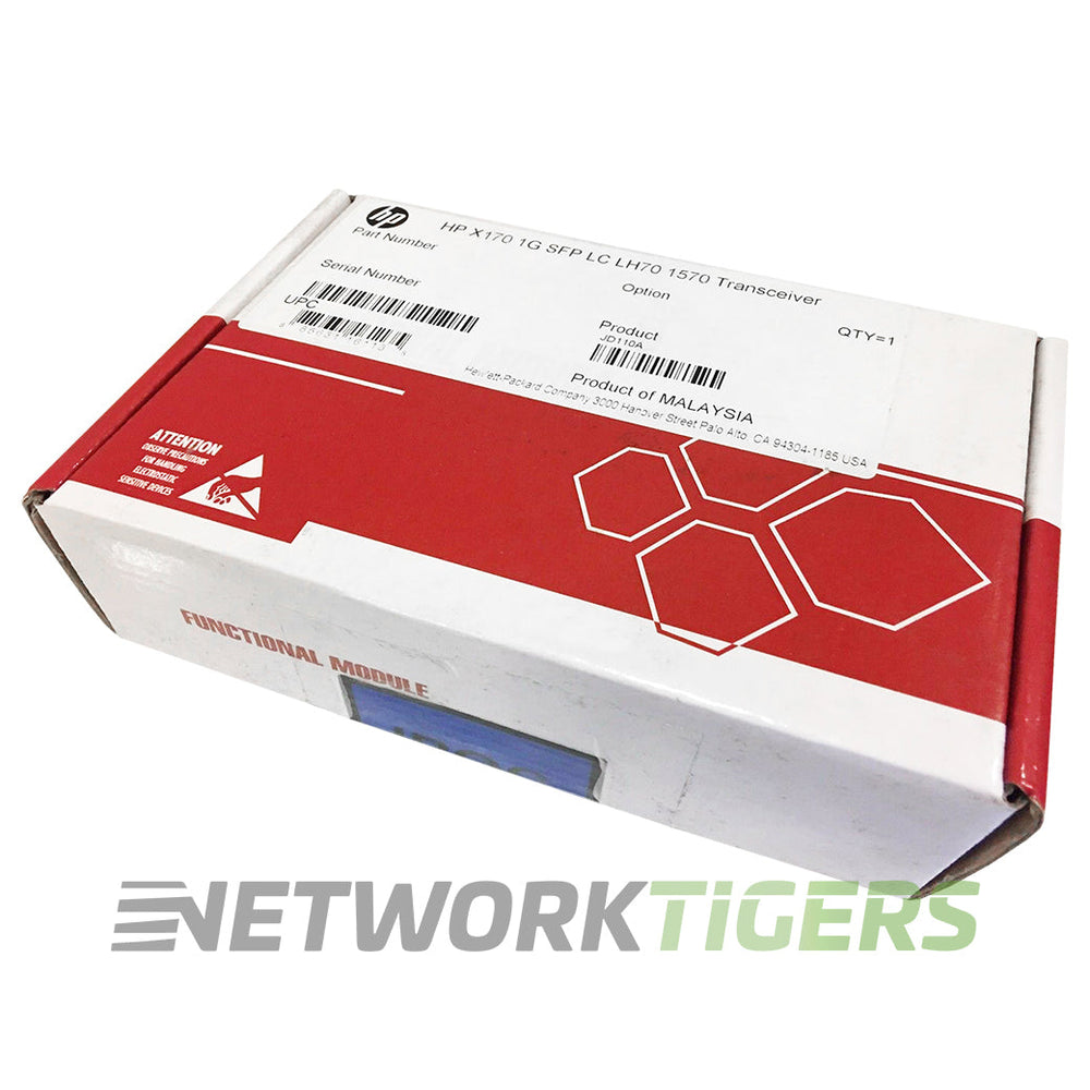 HPE JD110A 1GB BASE-LH70 1570nm SMF LC SFP Transceiver