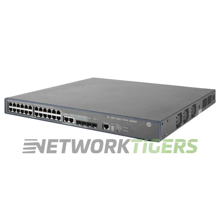 HPE JG306C 3600 SI Series 24x Fast Ethernet PoE+ 4x 1G SFP Switch