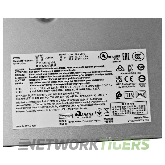 HPE Aruba JL685A Instant On 1930 48x 1GB RJ45 4x 10GB SFP+ Switch