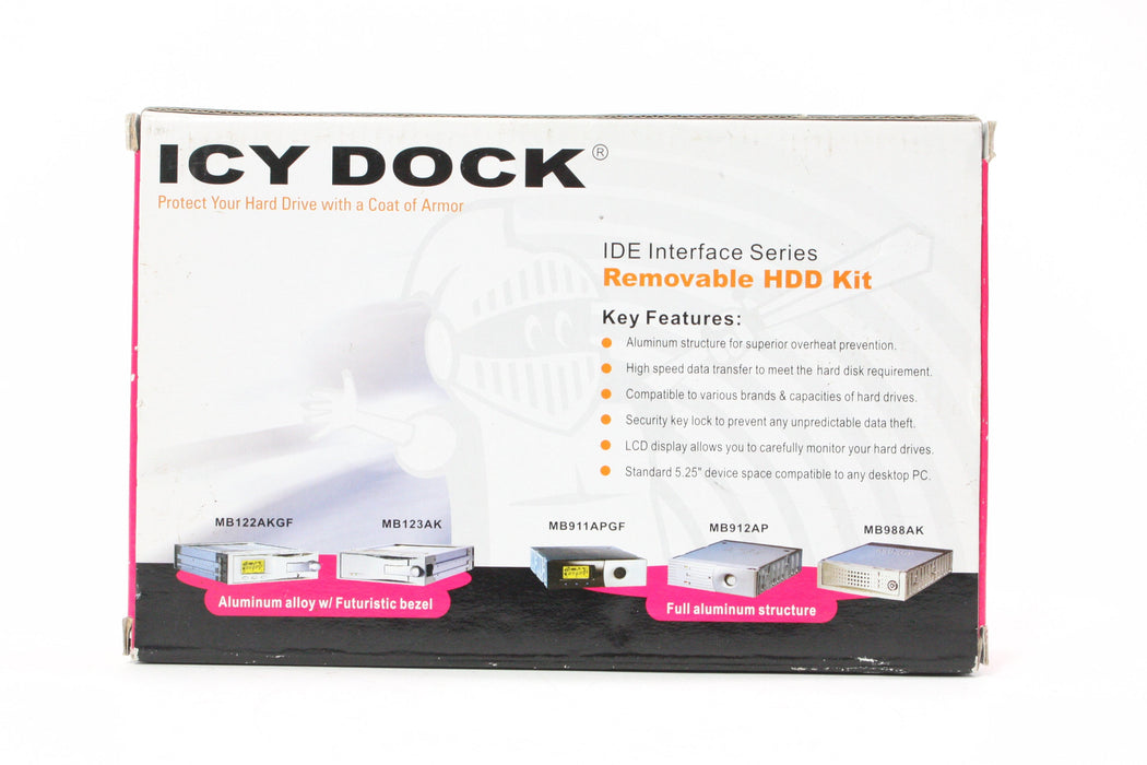 ICY DOCK IDE Removable Drive Dock 5.25" MB123AK (NEW IN BOX)