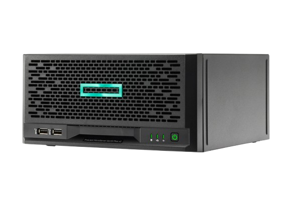 P54654-421 HPE ProLiant MicroServer Gen10 Plus v2 E-2314 4-core VROC 4LFF-NHP 1TB 180W External PS Server - NEW - 3 YEAR WARRANTY