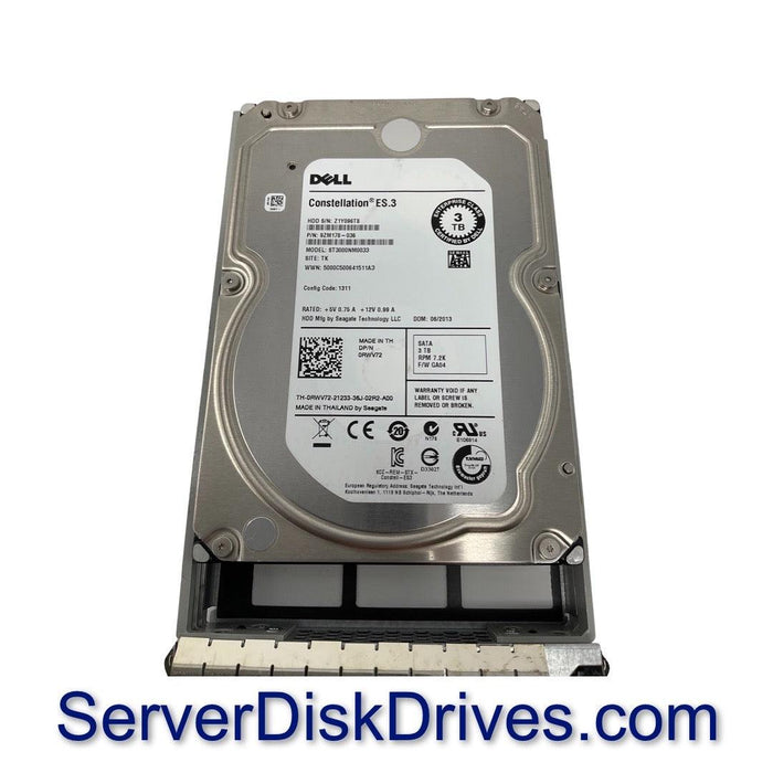 DELL RWV72 Dell 3TB 7.2K 3.5'' SATA Drive for PowerEdge