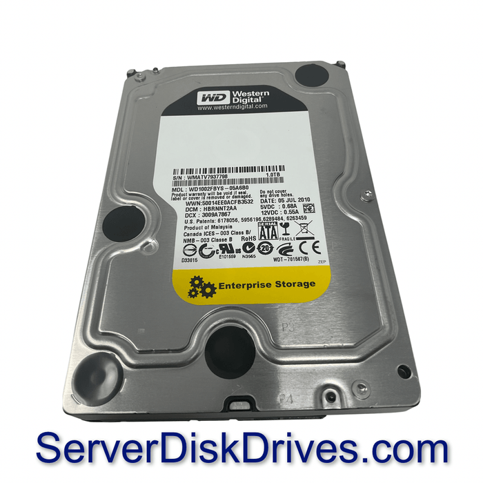 Western Digital WD1002FBYS 1TB 7200RPM 3.5in SATA Hard Drive
