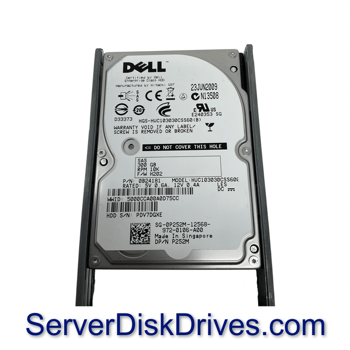 Dell P252M 300gb 10k 6G 2.5in HUC103030CSS600