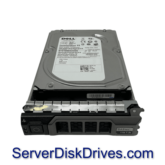 U738K Dell 1TB 7.2K RPM 6Gb/s 3.5" NL SAS Drive ST31000424SS