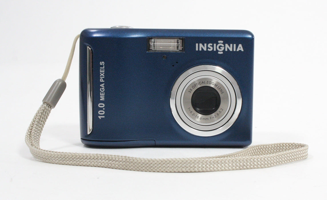 Insignia NS-DSC10B 3x Zoom 10.0mp Point and Shoot Digital Camera (Blue)