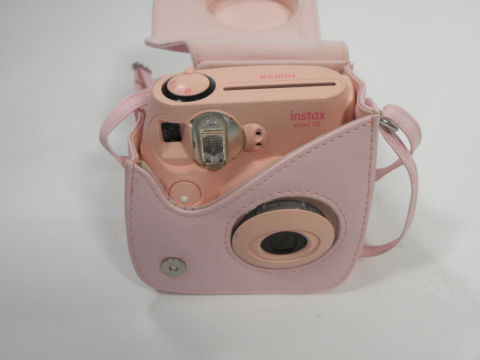 Instax Mini 7S Instant Camera (Pink) in Case
