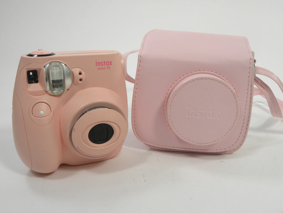 Instax Mini 7S Instant Camera (Pink) in Case