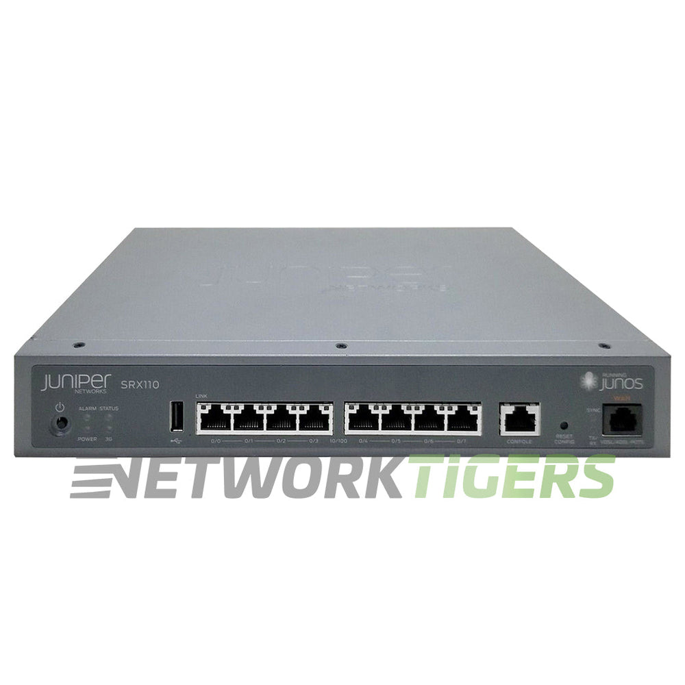Juniper SRX110H2-VB SRX110 Series 8x FE 2GB 1x VDSL2/ADSL2+ Services Gateway
