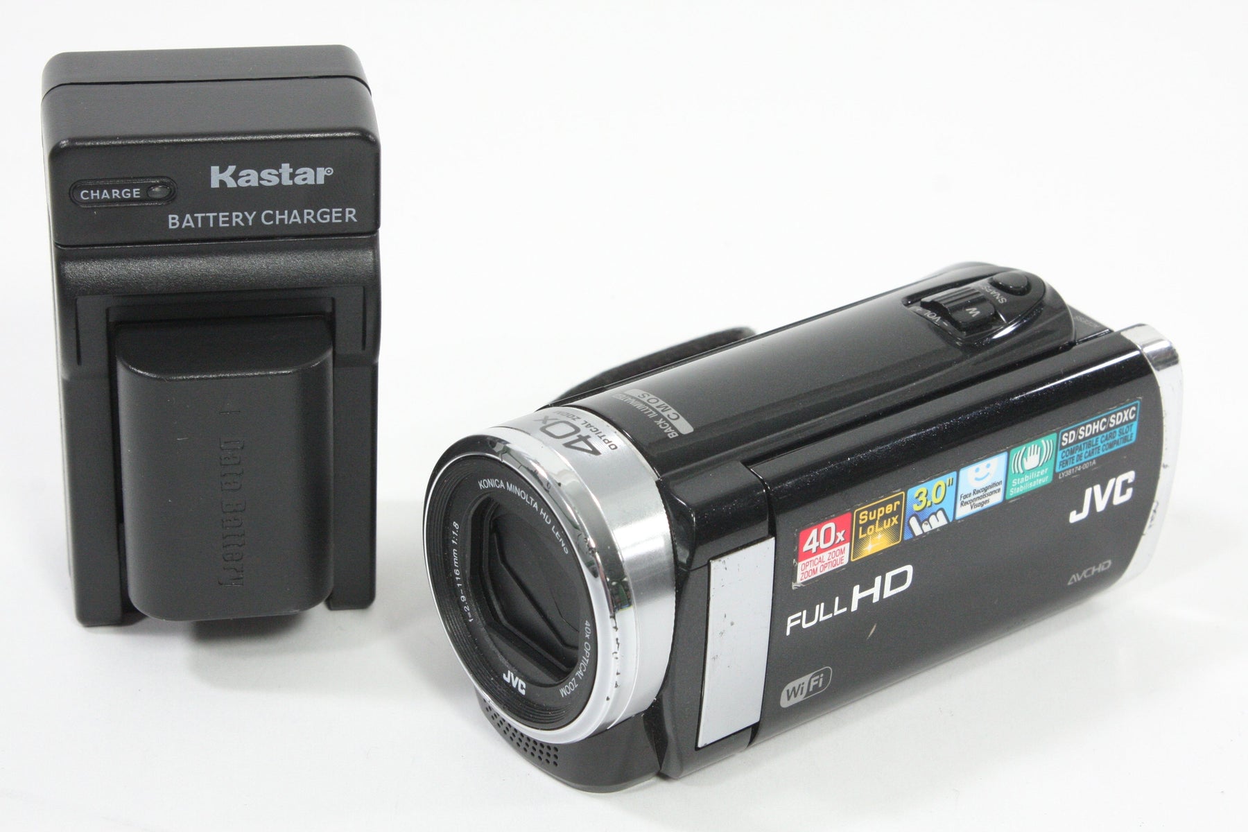 JVC Everio GZ-EX210BU SD AVCHD Camcorder