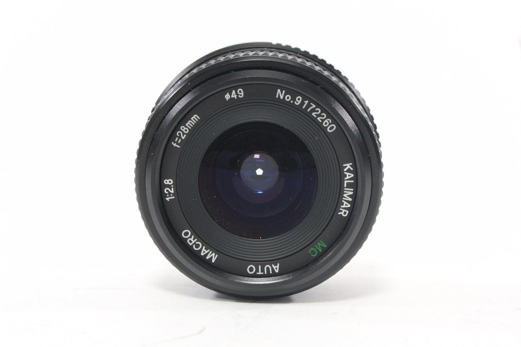 Kalimar 28mm f/2.8 Macro Lens for Minolta MD Mount
