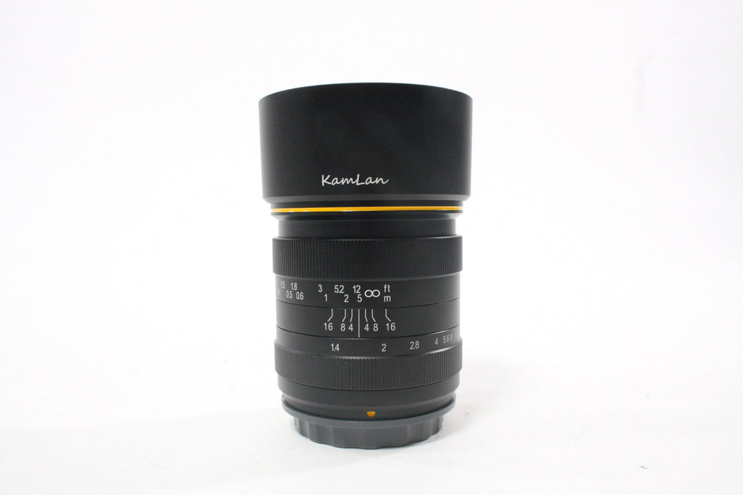 Kamlan 28mm f/1.4 Lens for Fuji XF Mount