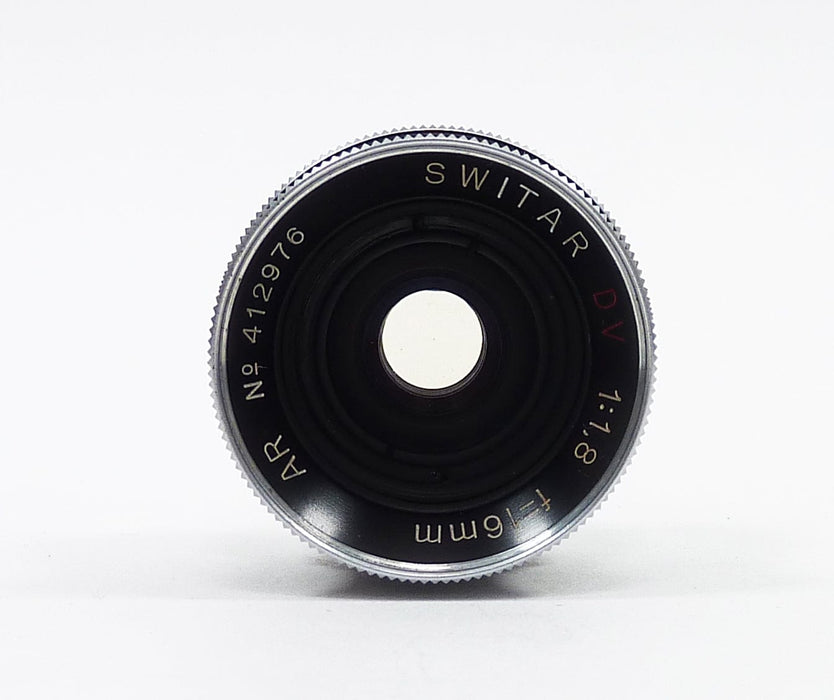 Kern Paillard Switar DV 16mm f1.8 AR C Mount Lens for Bolex