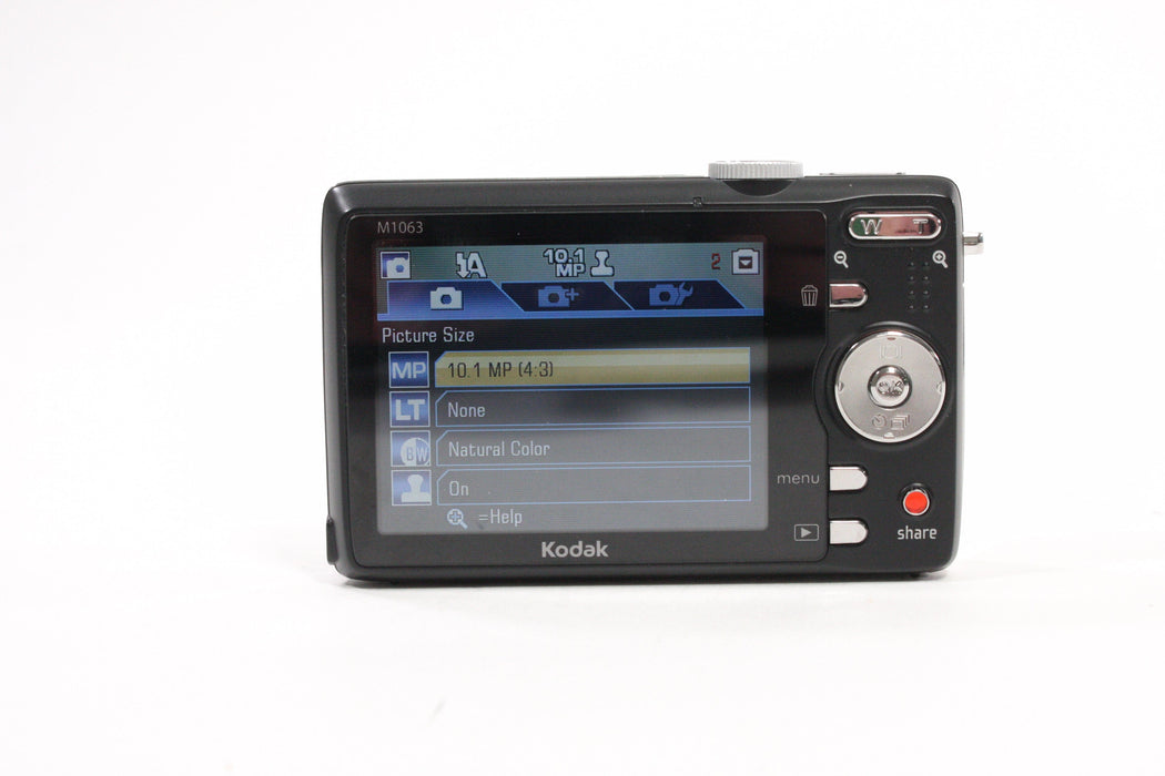 Kodak Easy Share M1063 Digital Point-and-Shoot Camera (Black)