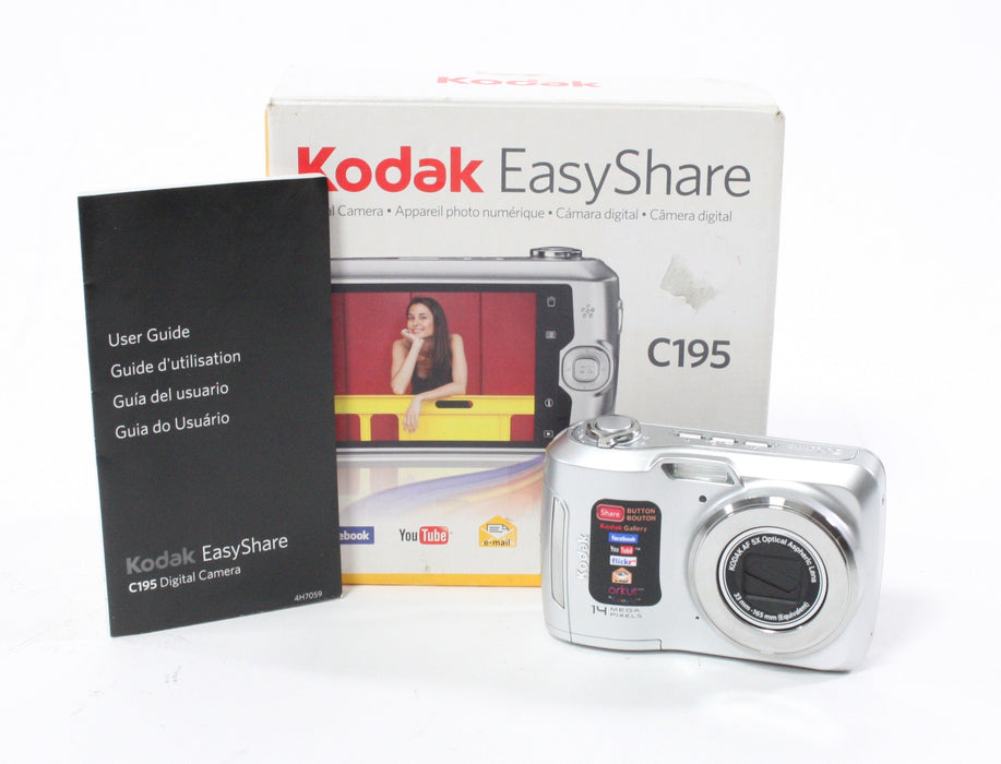 Kodak Easyshare C195 Digital Camera 5x Zoom