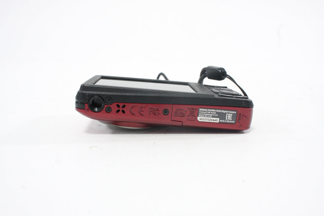 Kodak Pixpro FZ53 Digital Point-and-Shoot Camera 5x Zoom 16.0mp (Red)