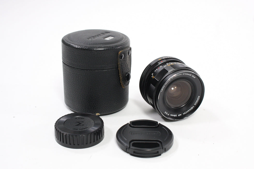 Konica 28mm f/3.5 Hexanon for Konica AR Mount