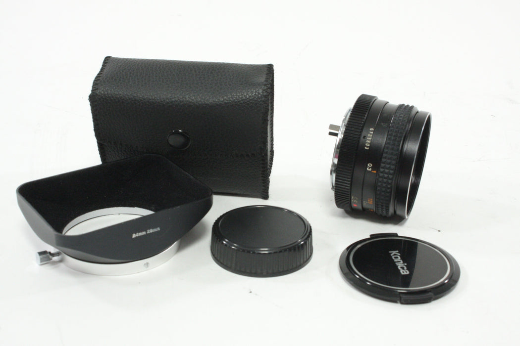 Konica 28mm f/3.5 Lens for Konica AR Mount
