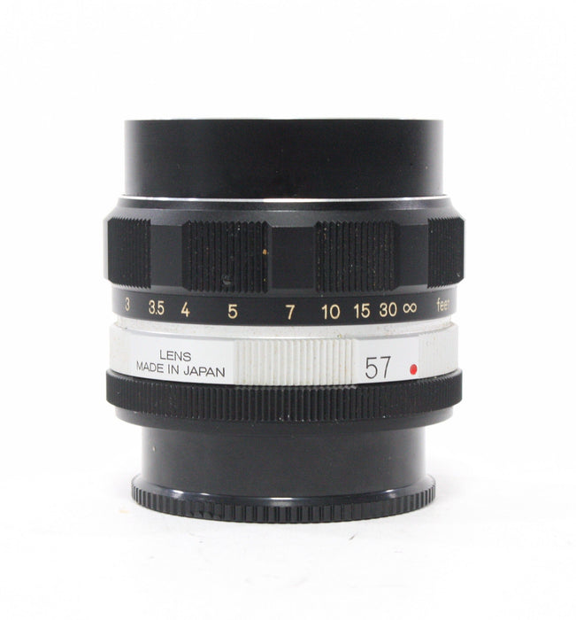 Konica 57mm f/1.4 Lens for Konica AR Mount