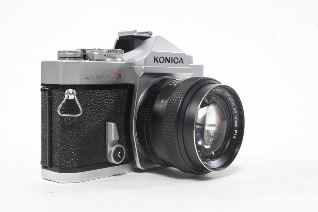 Konica Autoreflex T3 35mm SLR Camera with 50mm f/1.4 Lens