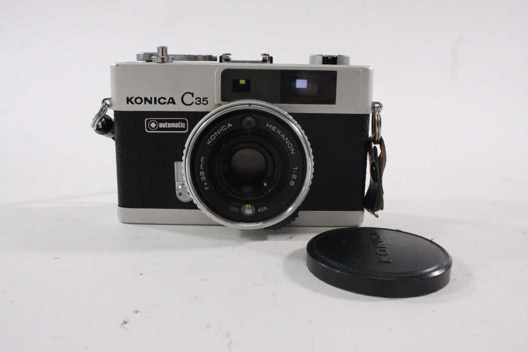 Konica C35 35mm Camera with 38mm f/2 X Lens AS-IS