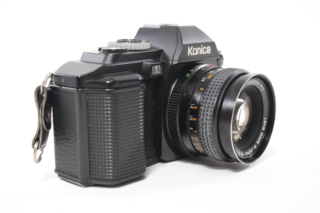 Konica FS-1 35mm SLR Camera with Konica 50mm f/1.7 Hexanon Lens