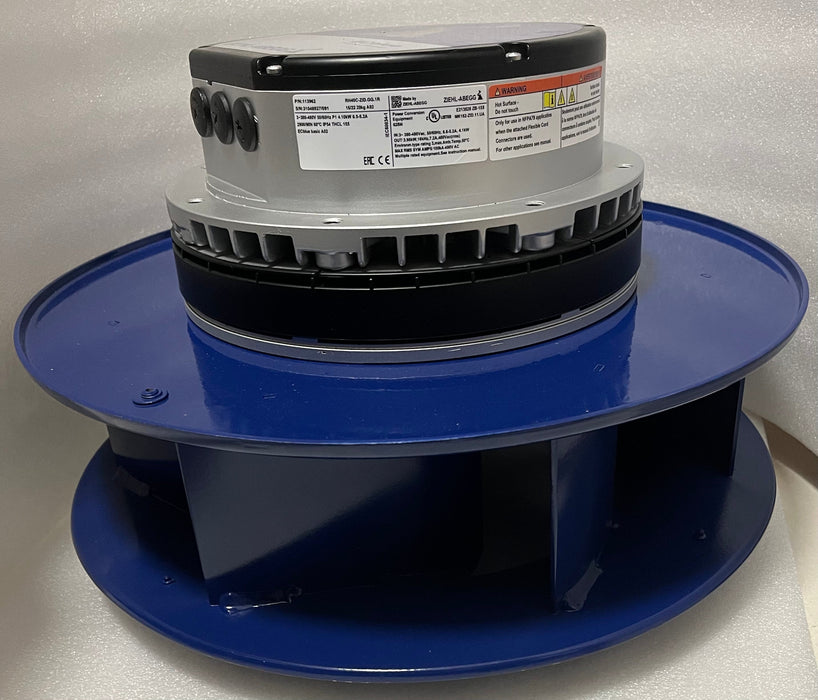 RH40C-ZID.GG.1R ZIEHL-ABEGG centrifugal fan MK152-ZID.11.UA 4.1kW 6.5-5,2A 3/380-480V 50/60Hz
