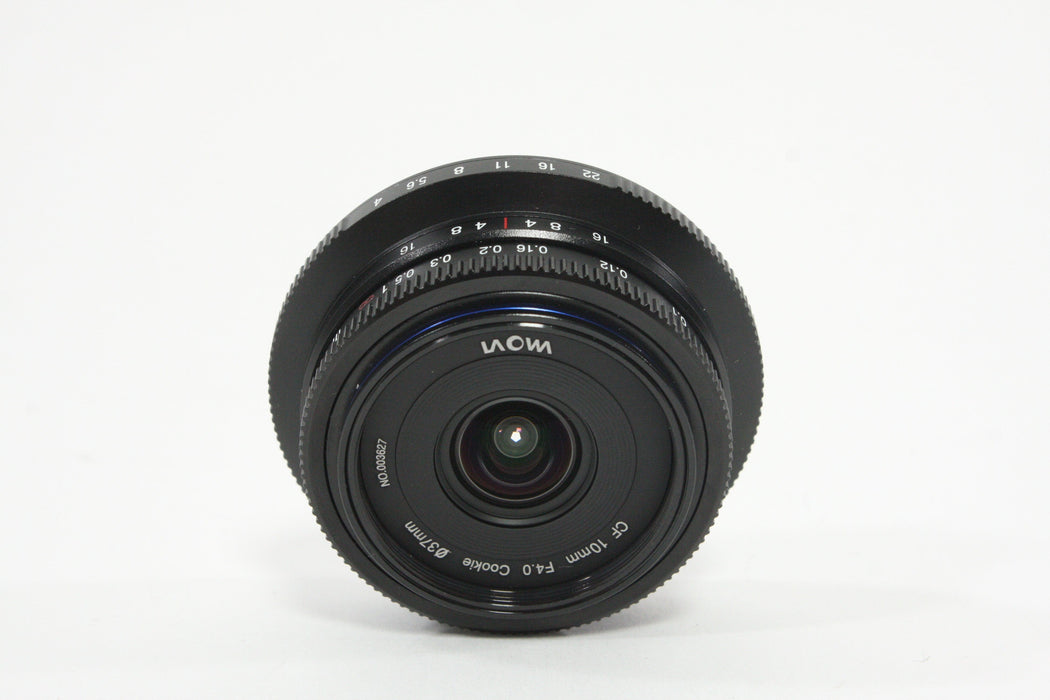 Laowa 10mm F4 Cookie Lens for Fuji X (Black)