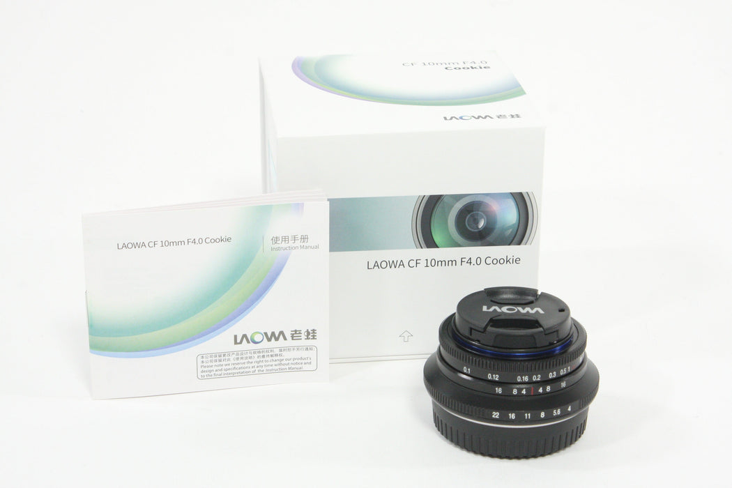 Laowa 10mm F4 Cookie Lens for Fuji X (Black)