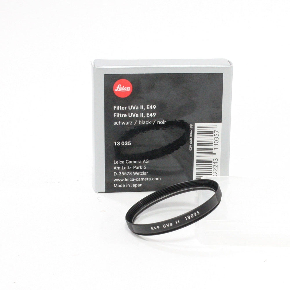 Leica 13035 UVA II Filter (Black)