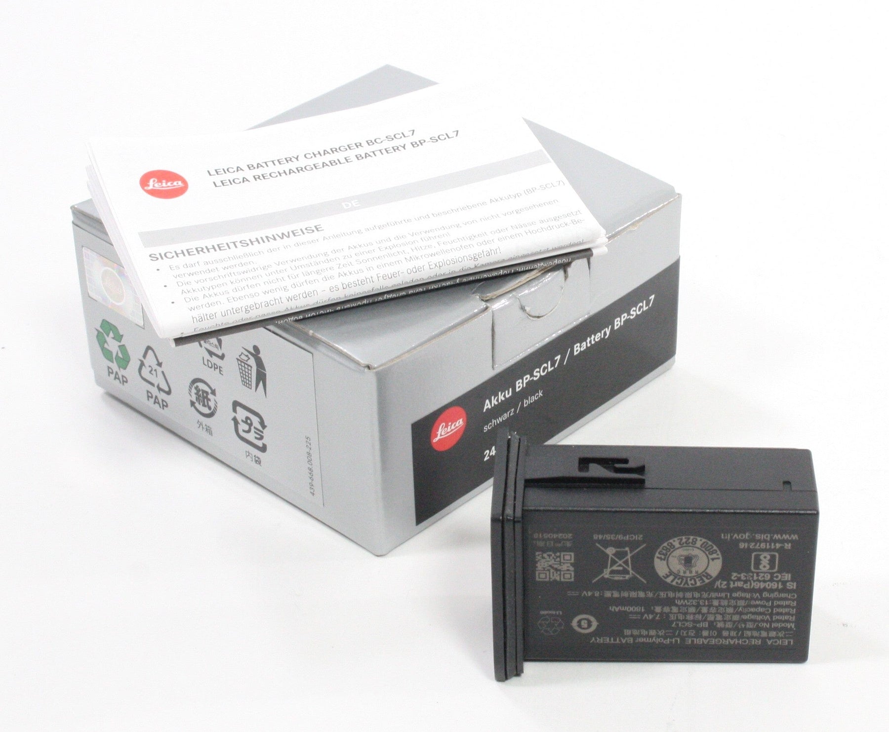 Leica Battery BP-SCL7 (Black)