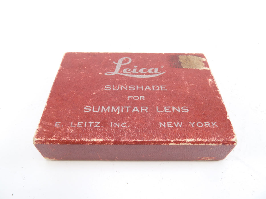 Leica Folding Sunshade for Summitar Lens in original box