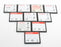 Lot of 10 SanDisk CompactFlash Memory Cards (3 - 8GB/7- 4GB)
