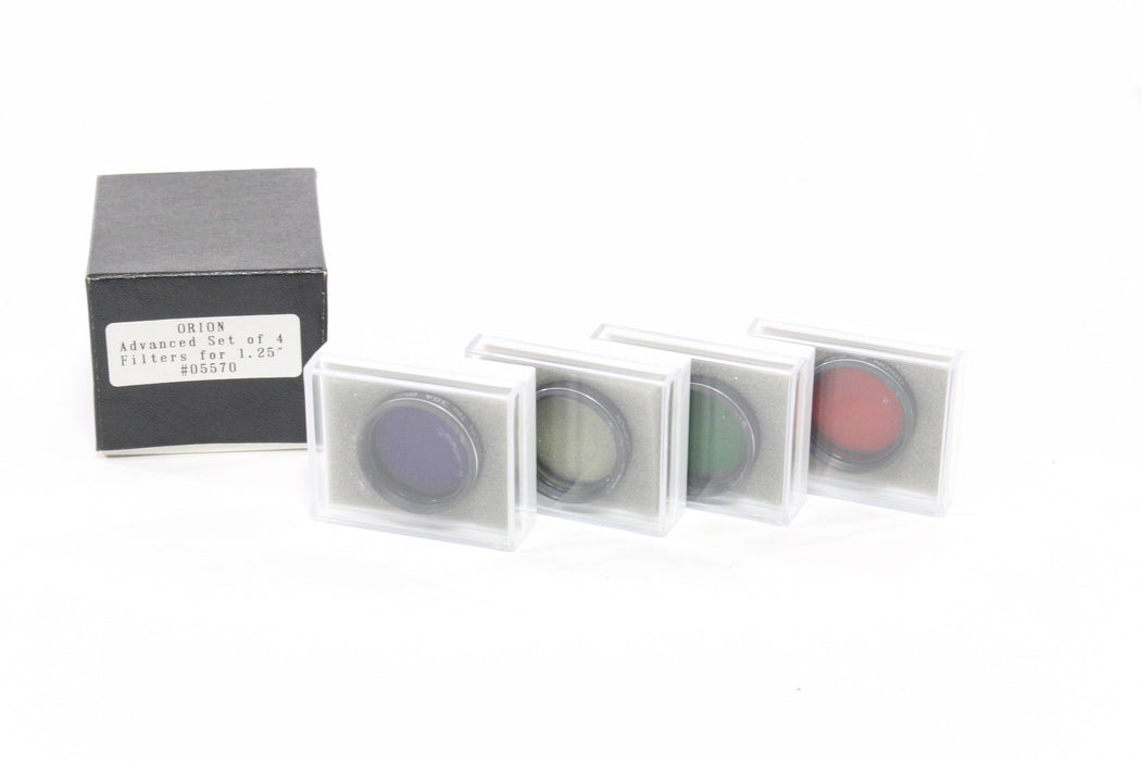 Lot of Orion Filters and Celestron Filter Adapter