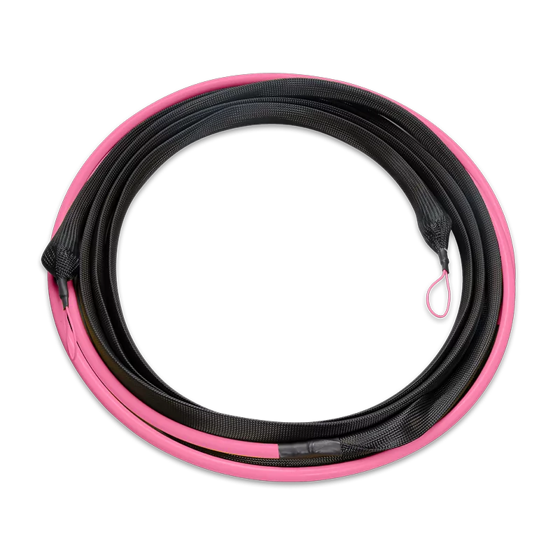 Pre-terminated MPO 4x4 Shuffle Trunk Cable, 256 Fibers, 32 x MPO-8 APC (Male) to 32 x MPO-8 APC (Male), Multimode  (OM4), Type 4, LSZH, 0.35dB Max, Breakout 80cm, Magenta