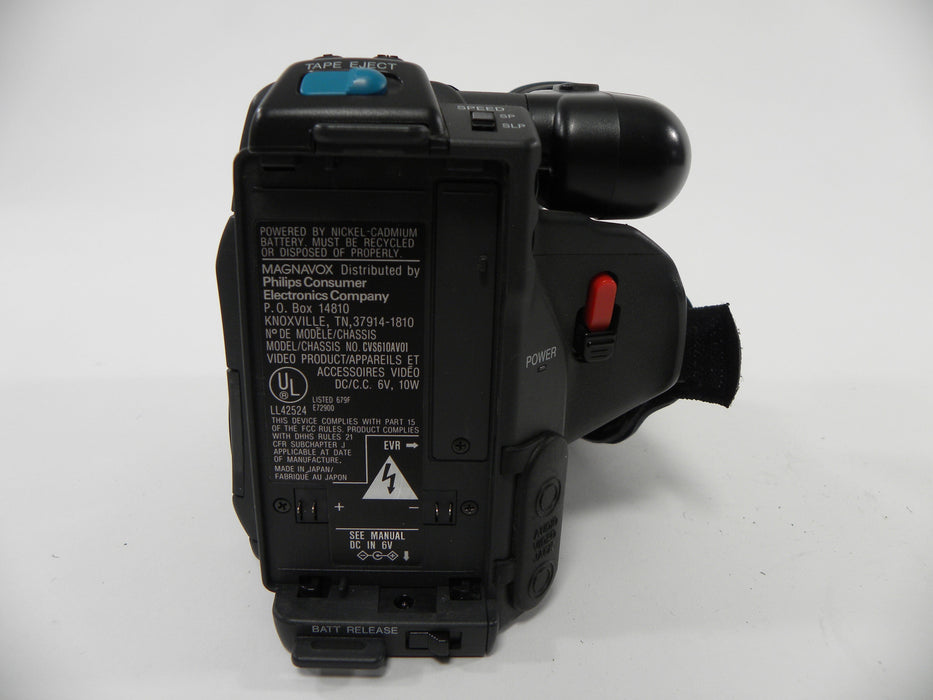 Magnavox Easy Cam VHS-C Camcorder CVS610AV01